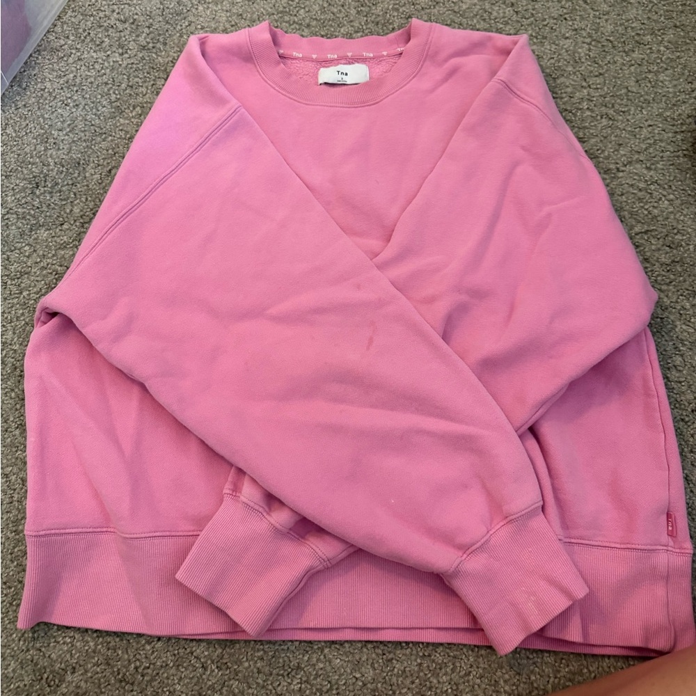 TNA Vibrant Pink Crewneck